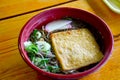 Tofu Ramen or ramen with bean curd japan Royalty Free Stock Photo