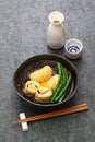 Tofu skin dish, Japanese vegetarian food