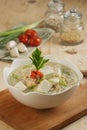 Tofu soup Royalty Free Stock Photo