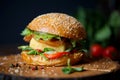 Tofu vegetable burger