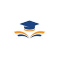 Toga cap Education Logo