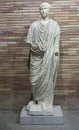 Toga-clad figure of Tiberius succesor and adopted son of Augustus