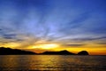 Togean Islands at sunset. Indonesia. Royalty Free Stock Photo