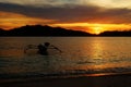 Togean Islands at sunset. Indonesia. Royalty Free Stock Photo