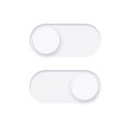 Toggle button icon Royalty Free Stock Photo