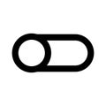 Toggle button Line Style vector icon which can easily modify or edit Royalty Free Stock Photo