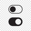 Toggle button switch off turn on web UI icons
