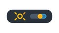 Toggle Switch with Light Indicator for Display Modes, vector design Generative AI Royalty Free Stock Photo