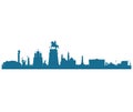 Skyline Togliatti in blue color