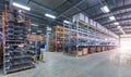 Interior of LADA auto parts warehouse