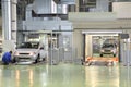 Test of new cars Lada Kalina at factory