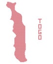 Togo Africa Dot Map