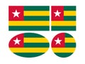 Togo flag - Togolese Republic