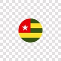 togo icon sign and symbol. togo color icon for website design and mobile app development. Simple Element from countrys flags