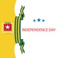 togo independence day logo design vector Royalty Free Stock Photo