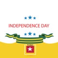 togo independence day logo design vector Royalty Free Stock Photo