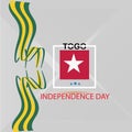togo independence day logo design vector Royalty Free Stock Photo