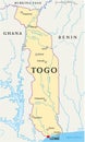 Togo Political Map