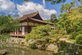 Togudo Hall at Ginkakuji Silver Pavilion - Zen temple along Kyoto`s eastern mountains