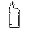 Toilet bottle cleaner icon, outline style
