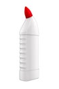 Toilet bottle cleaner on white background. Isolated 3D illustration