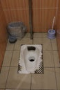 Toilet bowl genoa in the sanitary room