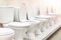 Toilet bowls