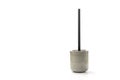 Toilet brush with ceramic holder Royalty Free Stock Photo