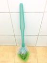 Toilet brush.cleaning the toilet.Toilet brush.cleaning the toilet. Royalty Free Stock Photo
