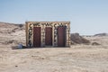 Toilet in desert