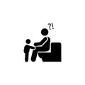Toilet, father, crying, baby icon. Element of parent icon. Premium quality graphic design icon. Signs and symbols collection icon