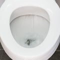 Toilet Flushing Water Royalty Free Stock Photo