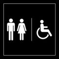 Toilet icon great for any use. Vector EPS10. Royalty Free Stock Photo