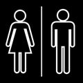 Toilet icon great for any use. Vector EPS10. Royalty Free Stock Photo