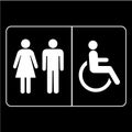 Toilet icon great for any use. Vector EPS10. Royalty Free Stock Photo