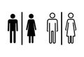 Toilet icon . restrooms icon vector. bathroom sign. wc, lavatory