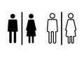 Toilet icon . restrooms icon vector. bathroom sign. wc, lavatory