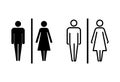 Toilet icon . restrooms icon vector. bathroom sign. wc, lavatory