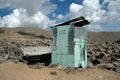 Toilet in the mountain Aragats