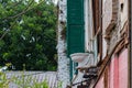 Toilet Overhang with Partial Demolition of Old House