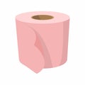 Toilet paper cartoon icon Royalty Free Stock Photo