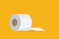 Toilet paper flat icon. Modern flat icon vector set Royalty Free Stock Photo