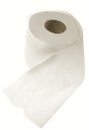 Toilet paper isolated Royalty Free Stock Photo