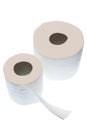 Toilet Paper Photographed on Light Table Royalty Free Stock Photo