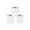 Toilet paper roll flush icon. Vector toilet paper tissue isolated towel flat tape Royalty Free Stock Photo