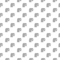 Toilet paper roll icon isolated seamless pattern on white background Royalty Free Stock Photo