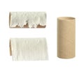 Toilet paper roll Royalty Free Stock Photo