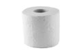 Toilet paper roll isolated on white background photo. Royalty Free Stock Photo