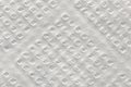 Toilet paper rough surface texture