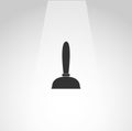 Toilet Plunger icon, Toilet Plunger simple isolated icon Royalty Free Stock Photo